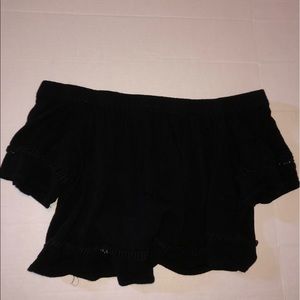black crop top
